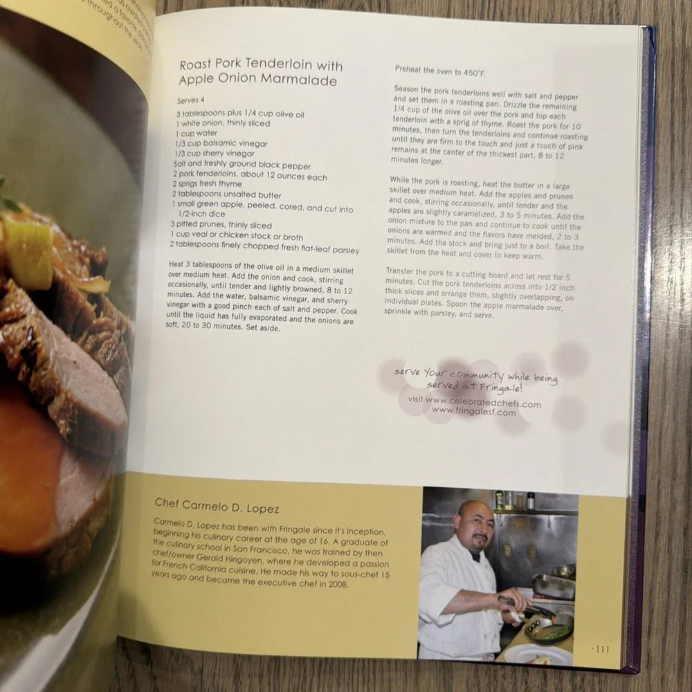 San‎ Francisco Celebrated Chefs Volume 1 Culinary Guide And cookbook